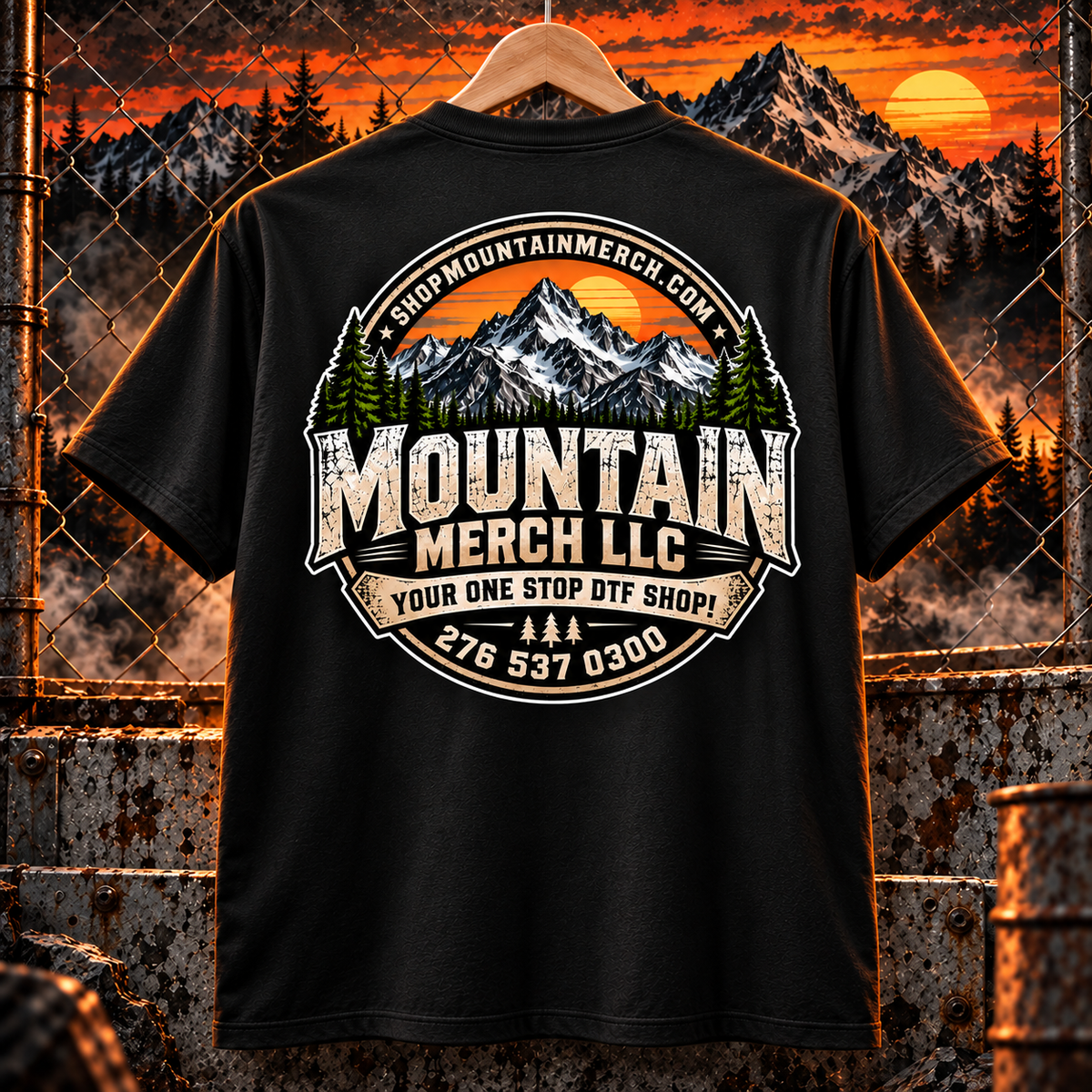 Make your own t-shirt- Full back imprint!