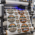Mountain Merch UV DTF sticker gang sheet printing