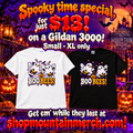 BOO BEES Halloween Special — Black and white shirts