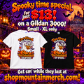 Too tired to haunt. Too caffeinated to rest. — black and white Gildan 3000 Halloween shirts